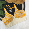 Khadi Blouse Yellow Free Size