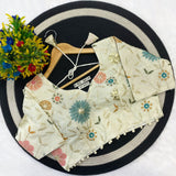 Khadi Blouse Off White Free Size