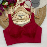 Fancy Plain Blouse Rani Free Size