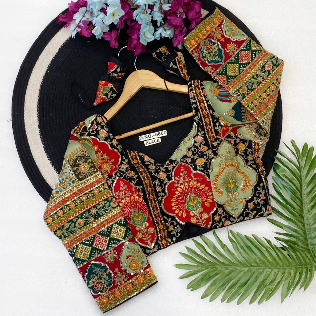 Blouse Black Free Size