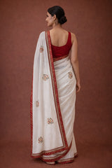 Fancy Saree White