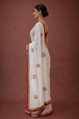 Fancy Saree White