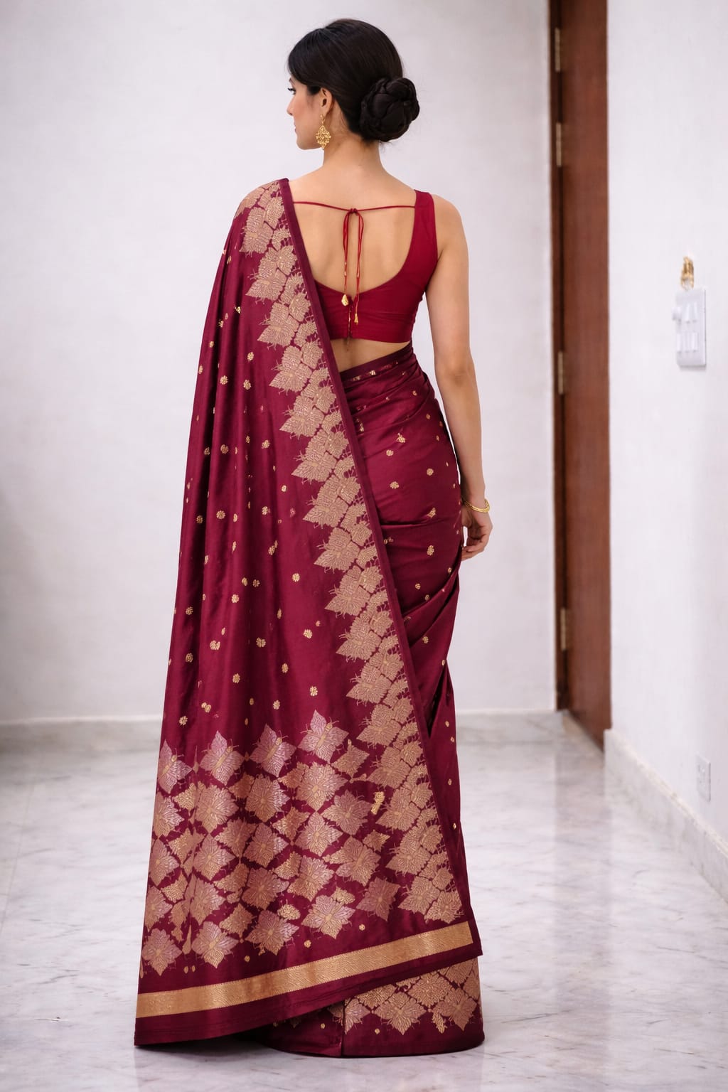 Soft Silk Saree Purple