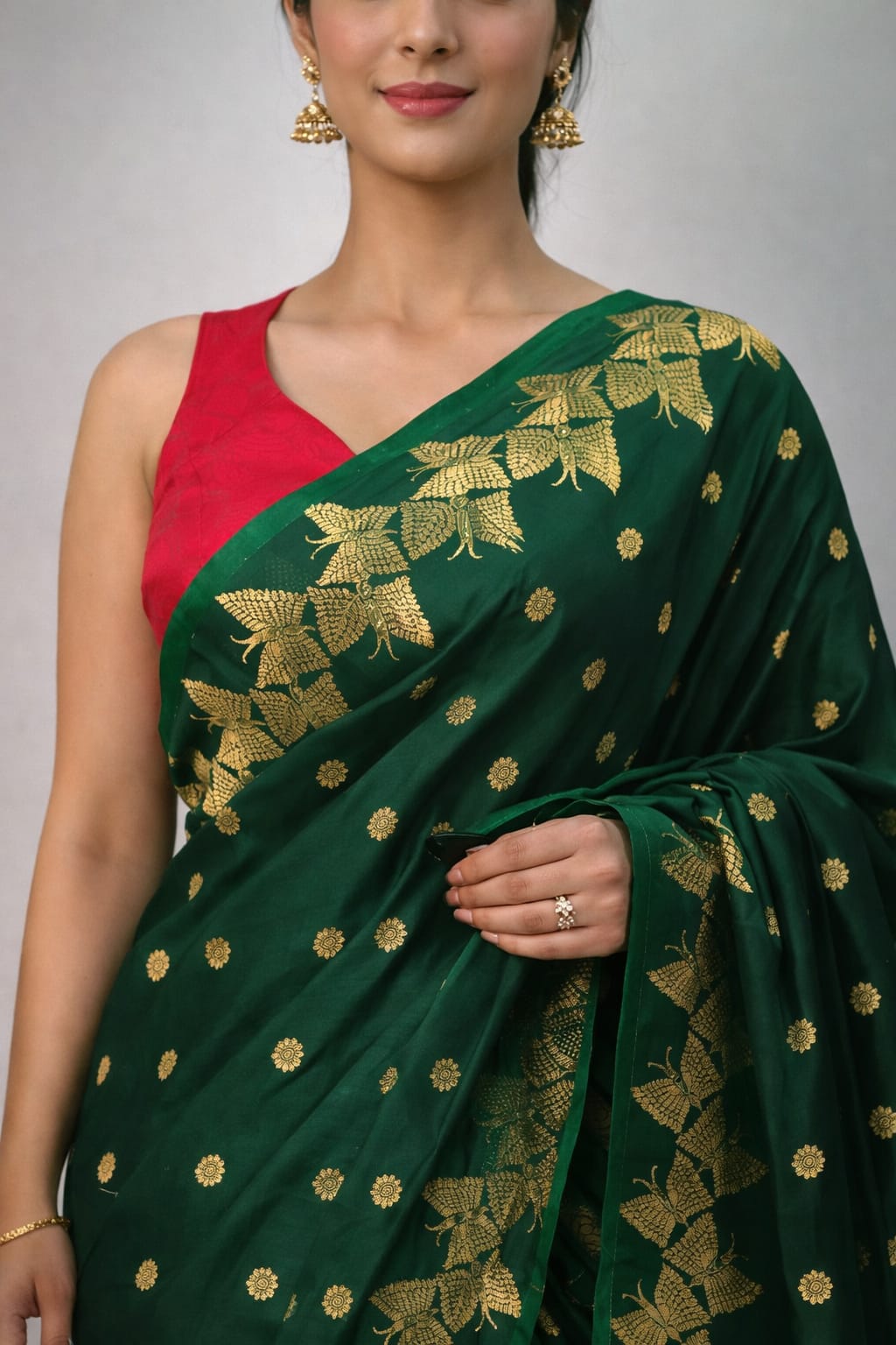 Soft Silk Saree Green