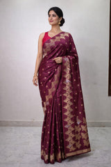 Soft Silk Saree Purple