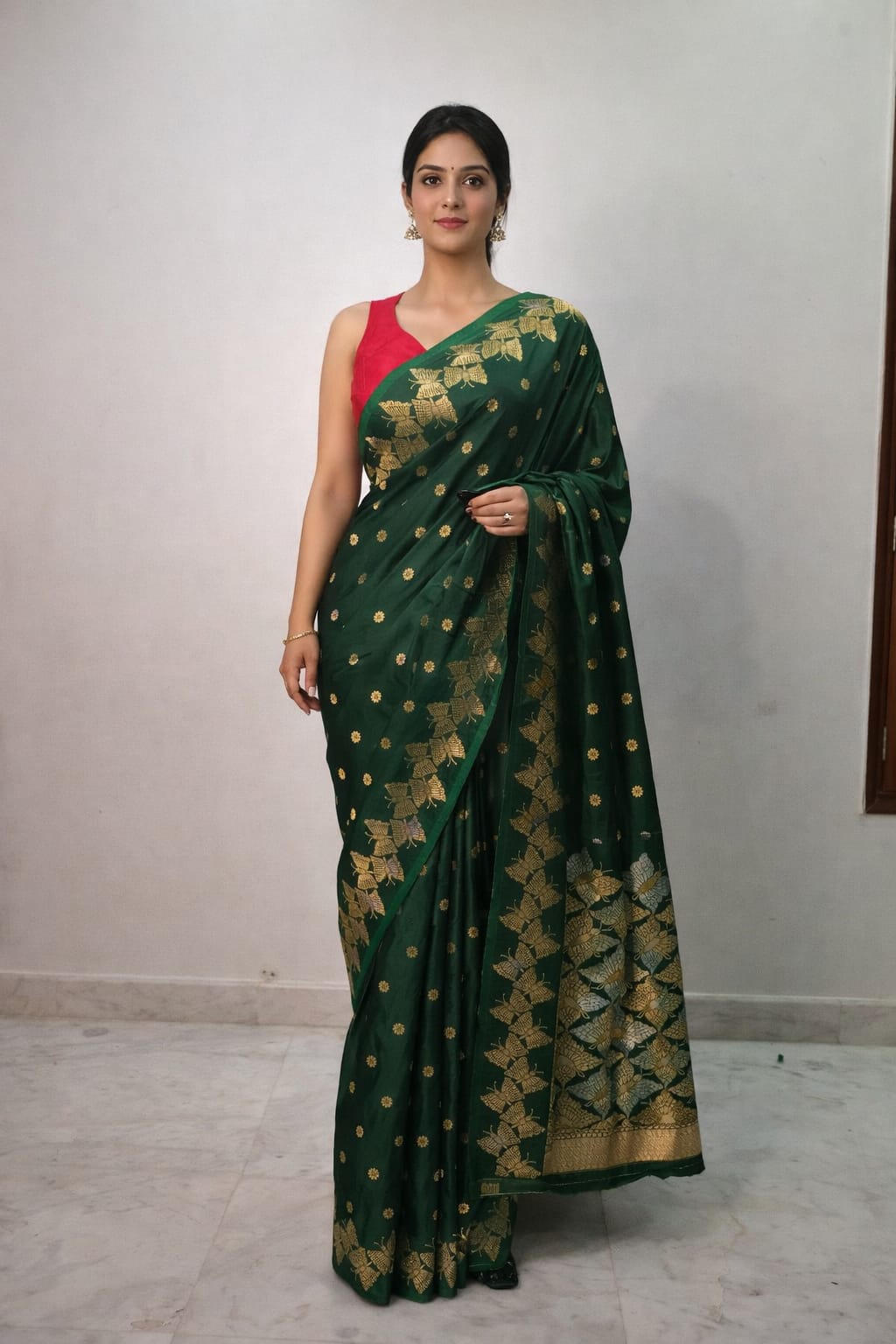 Soft Silk Saree Green