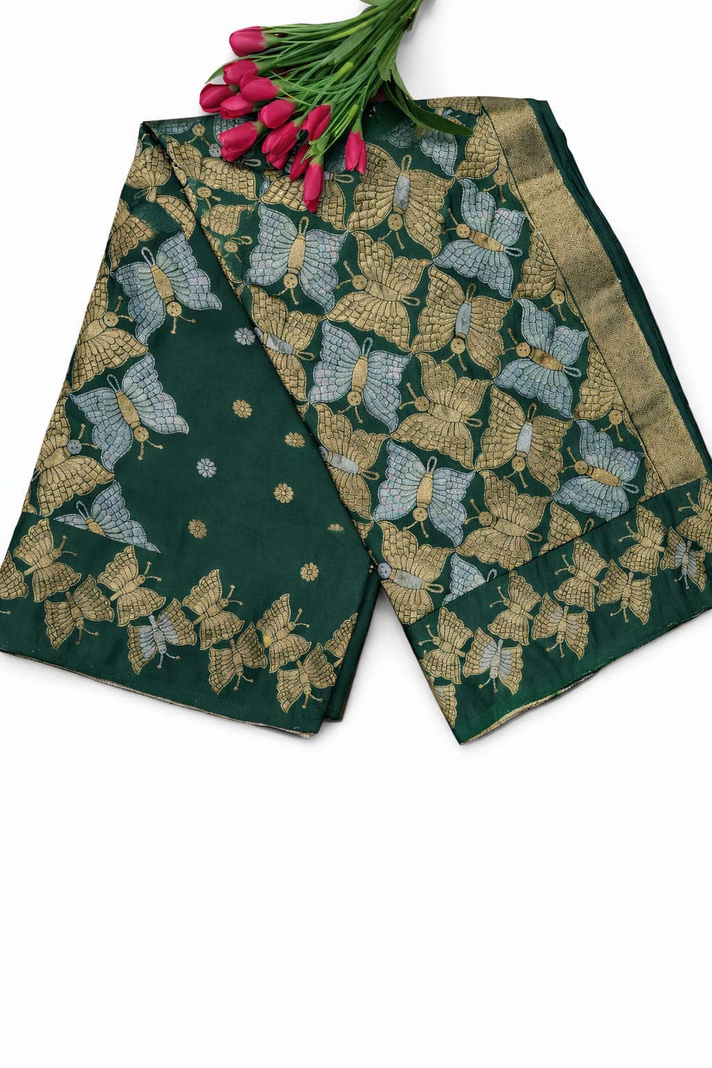 Soft Silk Saree Green