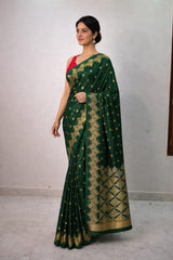Soft Silk Saree Green