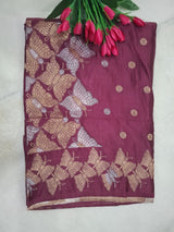Soft Silk Saree Purple