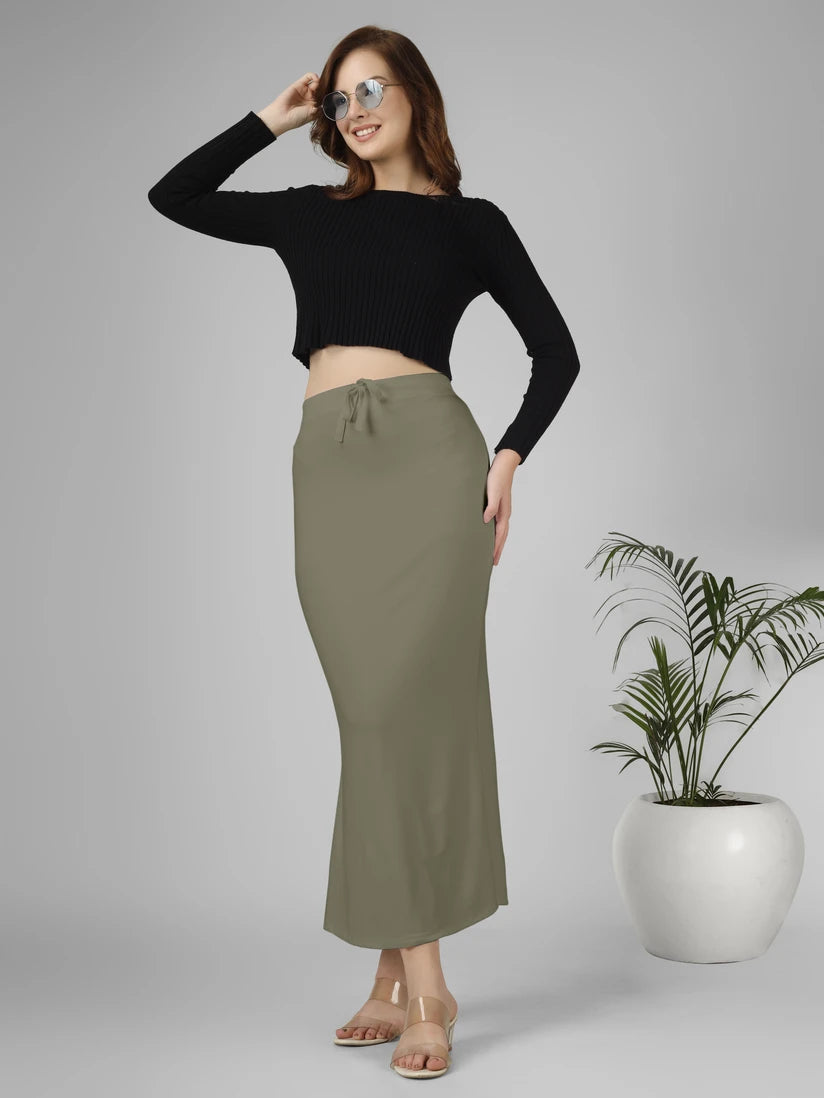 Saree Stretchable Shapewear E. Green