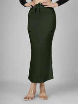 Saree Stretchable Shapewear Spanish Green