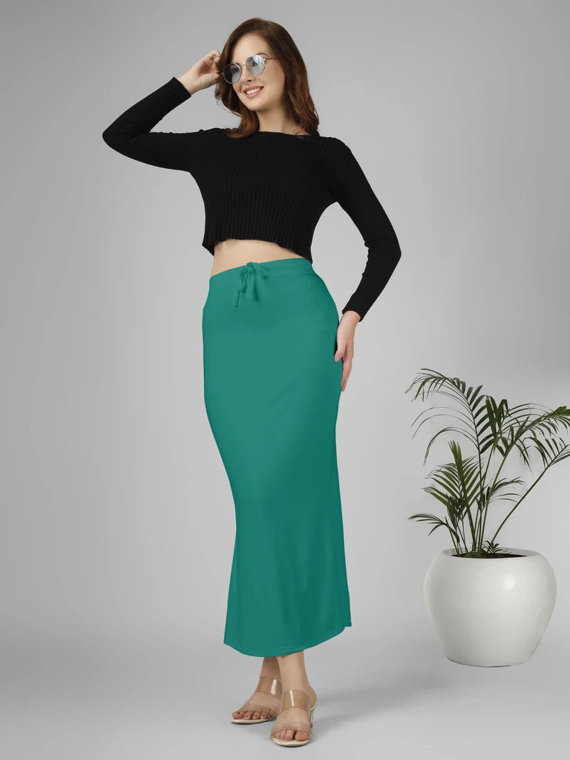 Saree Stretchable Shapewear Rama Green