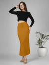 Saree Stretchable Shapewear Mustard