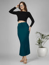 Saree Stretchable Shapewear Peacock