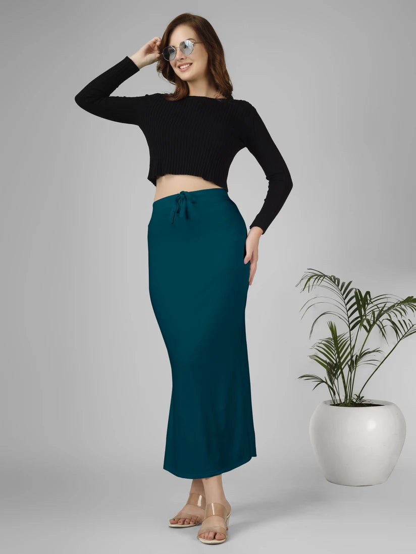 Saree Stretchable Shapewear Peacock