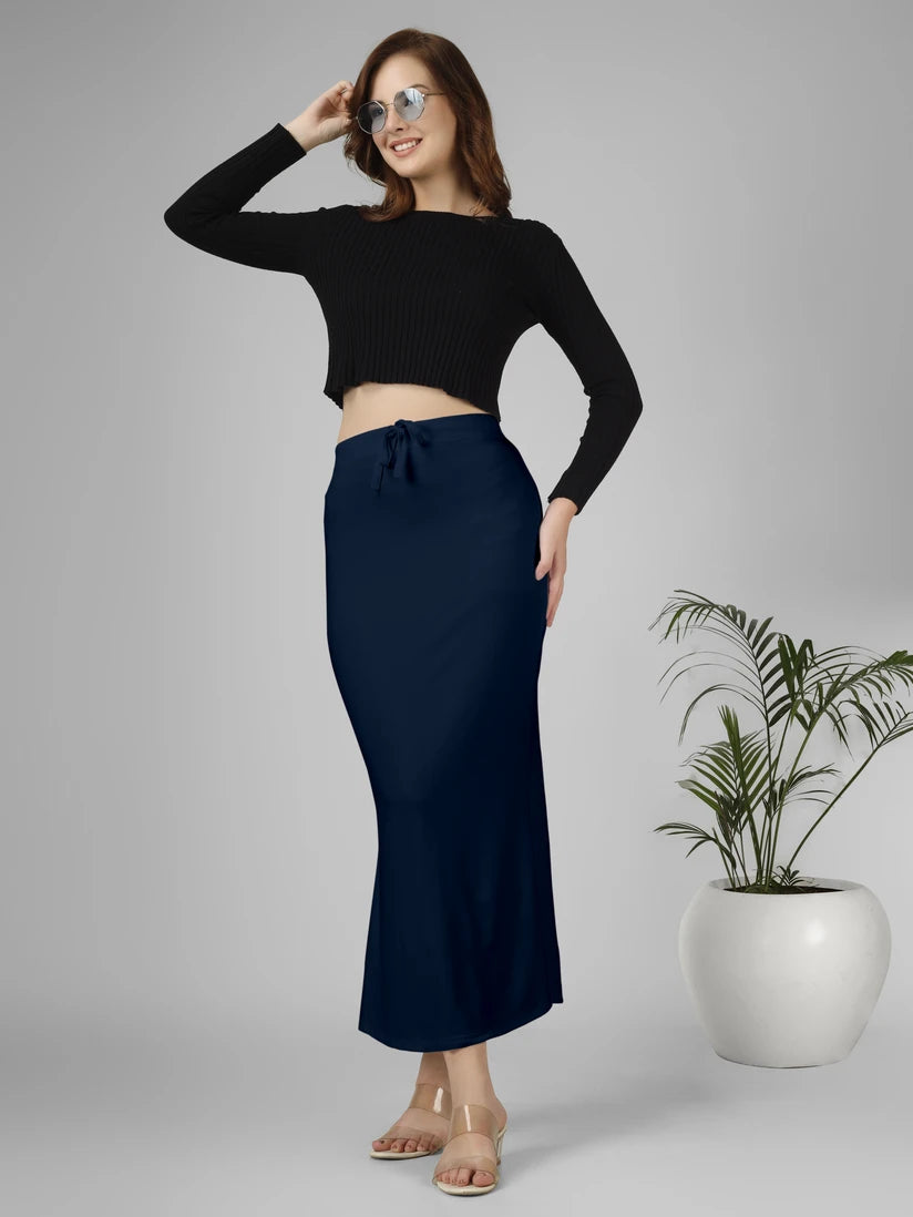 Saree Stretchable Shapewear Navy Blue