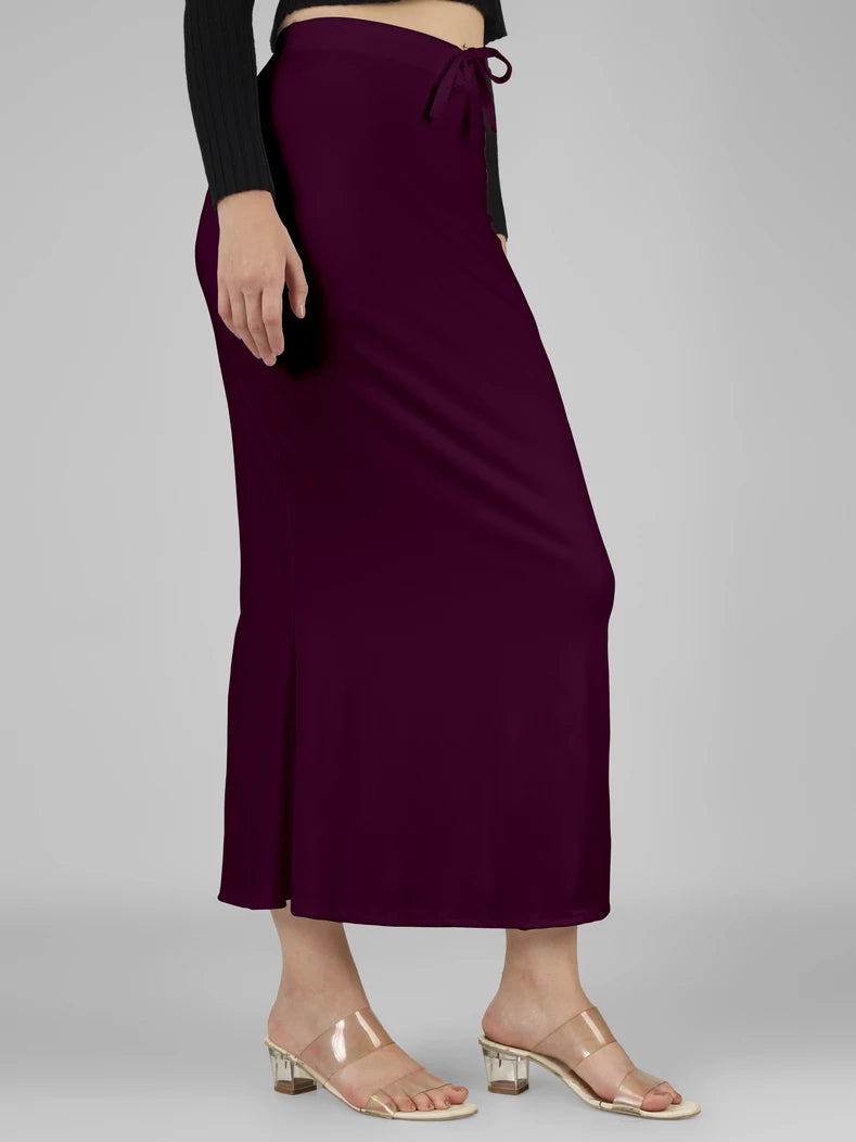 Saree Stretchable Shapewear Wine Berry