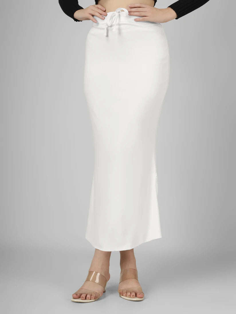 Saree Stretchable Shapewear White
