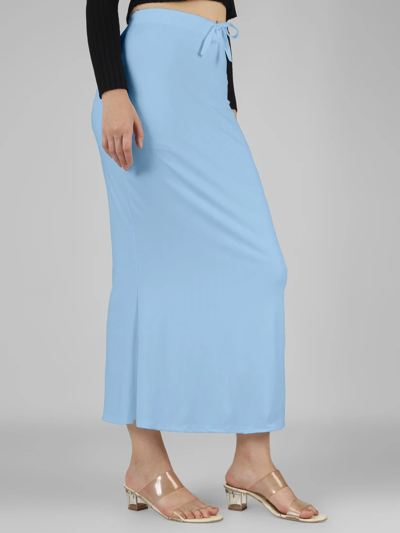 Saree Stretchable Shapewear Sky Blue