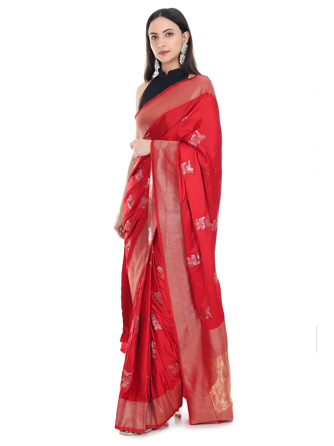 Soft Silk Saree Red
