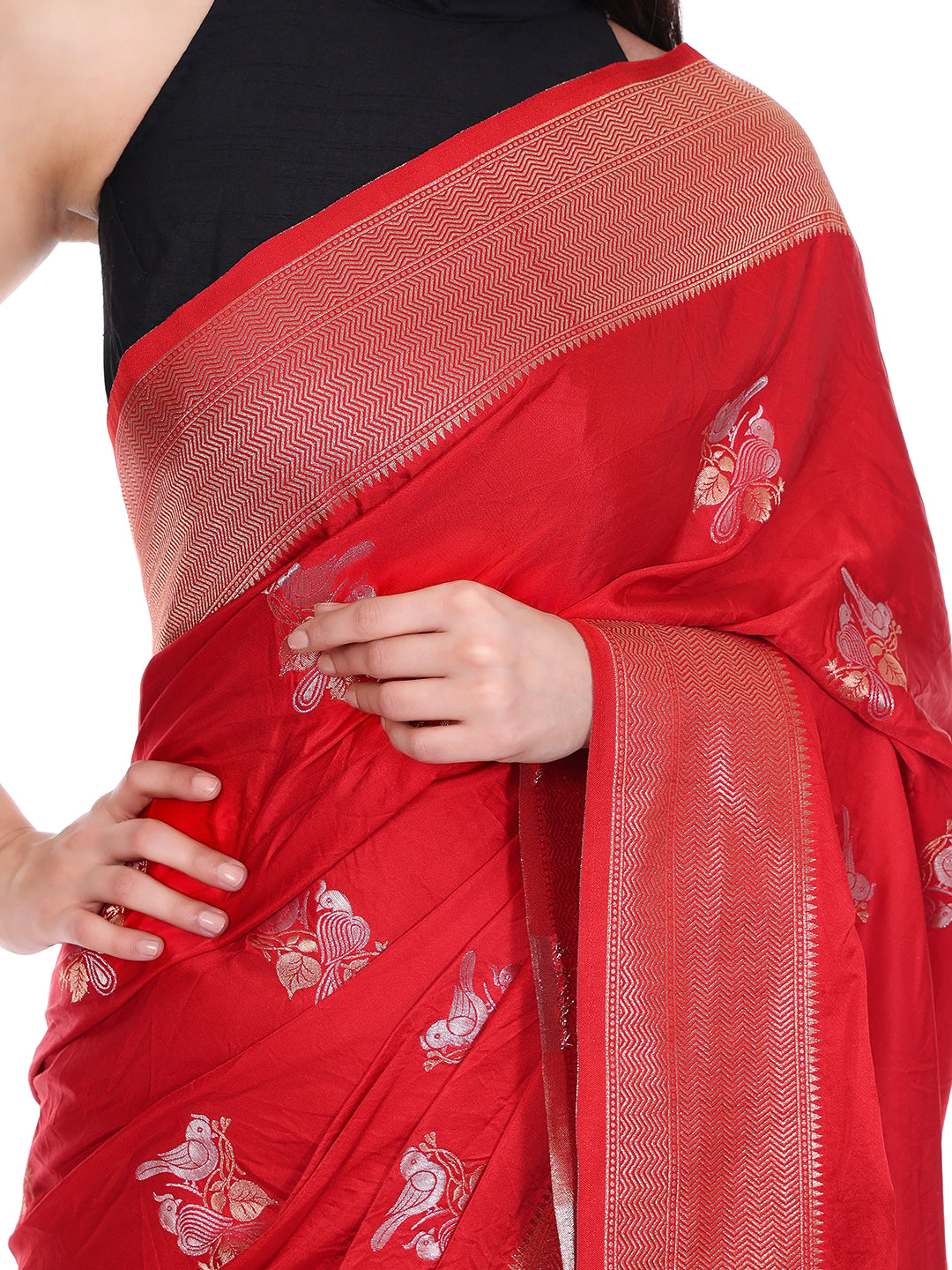 Soft Silk Saree Red