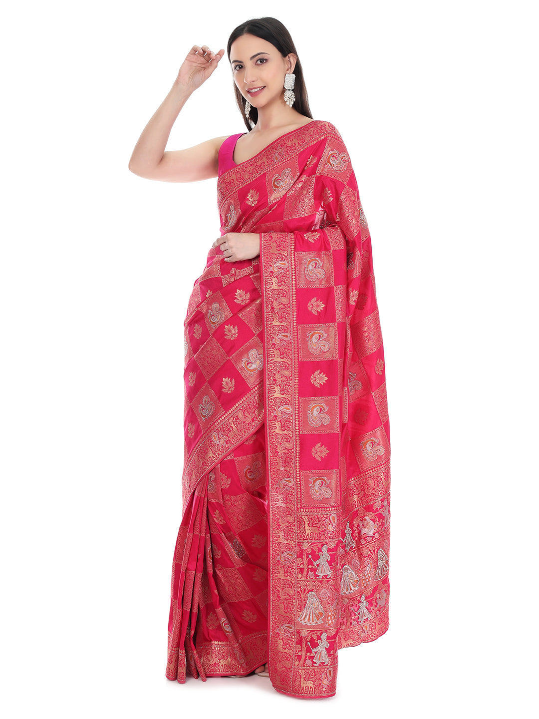 Saree Royal Pink