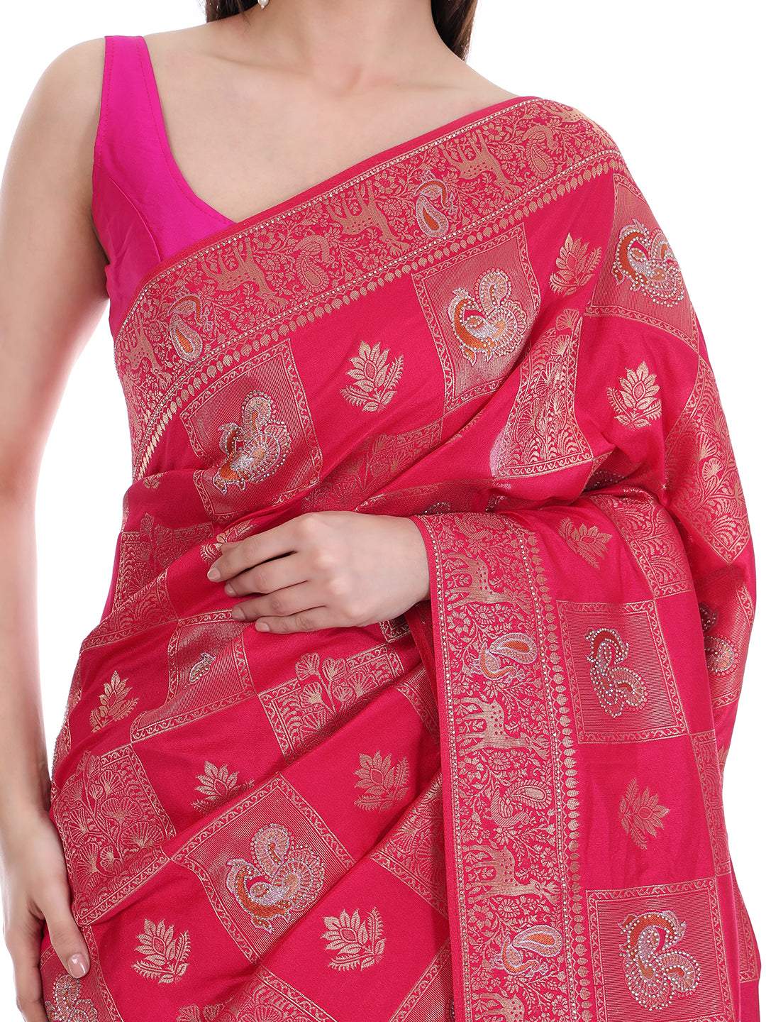 Saree Royal Pink