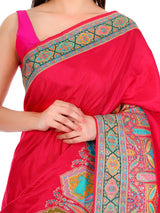 Pashmina Saree Pink