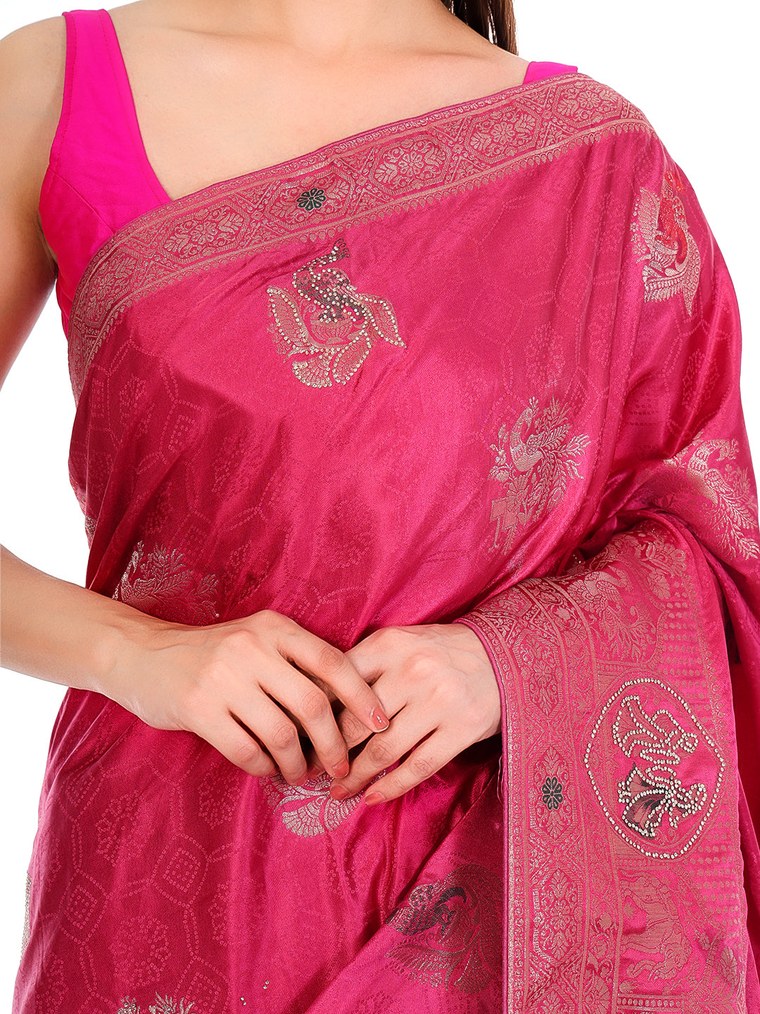 Saree Ruby Pink
