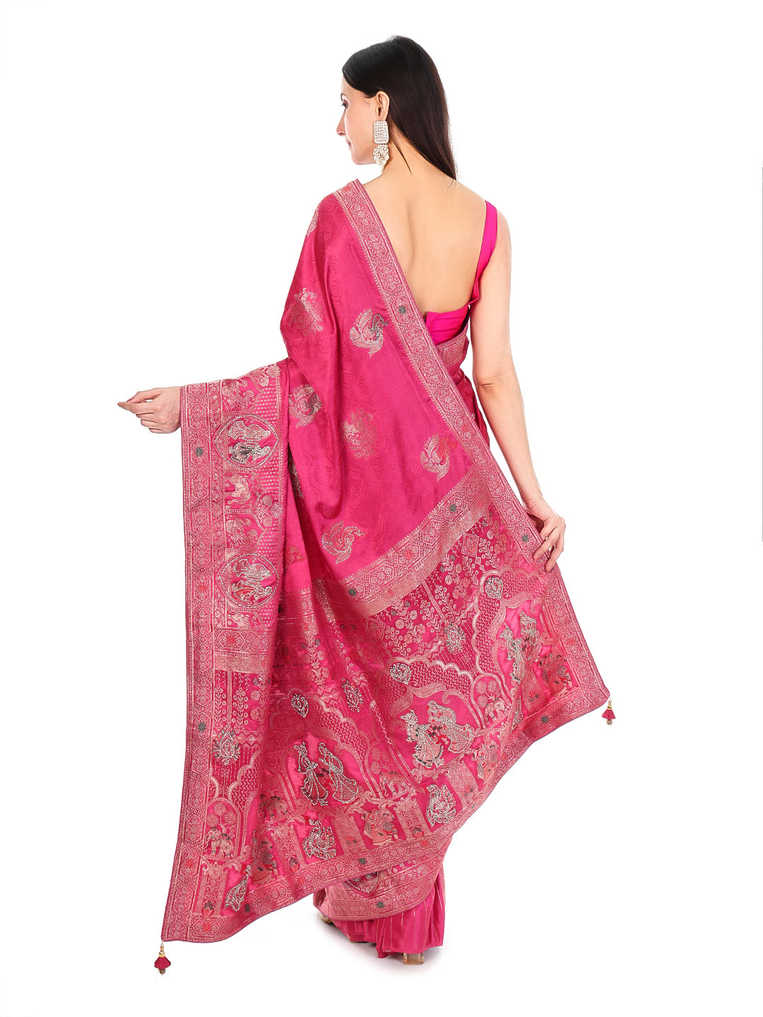Saree Ruby Pink