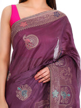 Saree English Violet