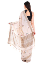 Handloom Cotton Blend Off White