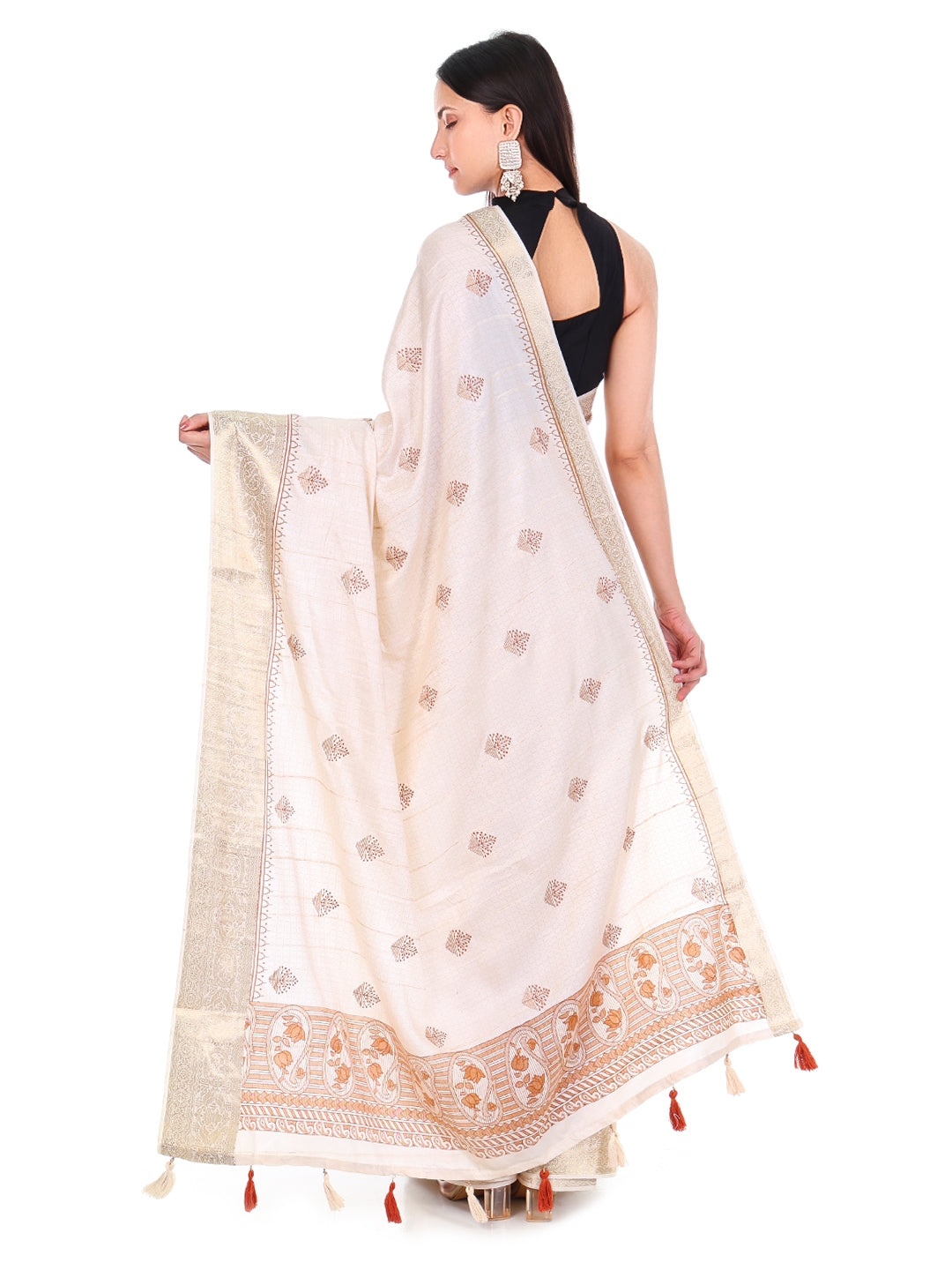 Soft Tussar Cotton Off White