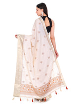Soft Tussar Cotton Off White