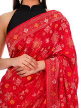 Patola Saree Red