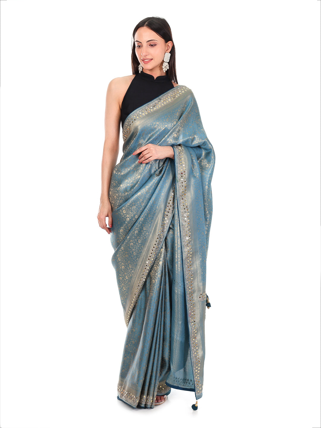 Saree Light Blue