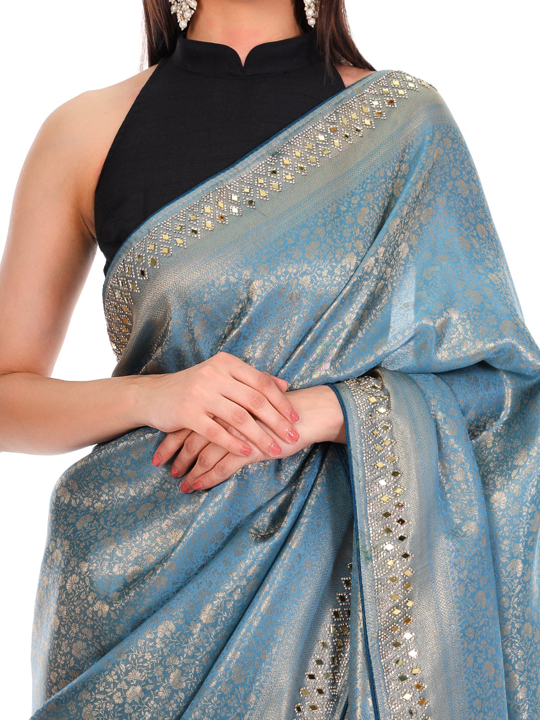 Saree Light Blue