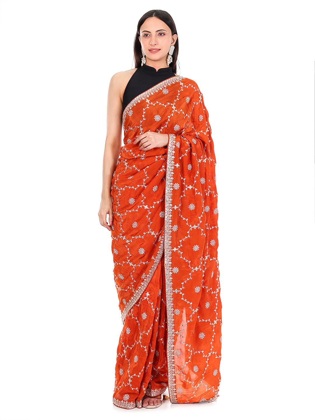 Saree Rust Orange