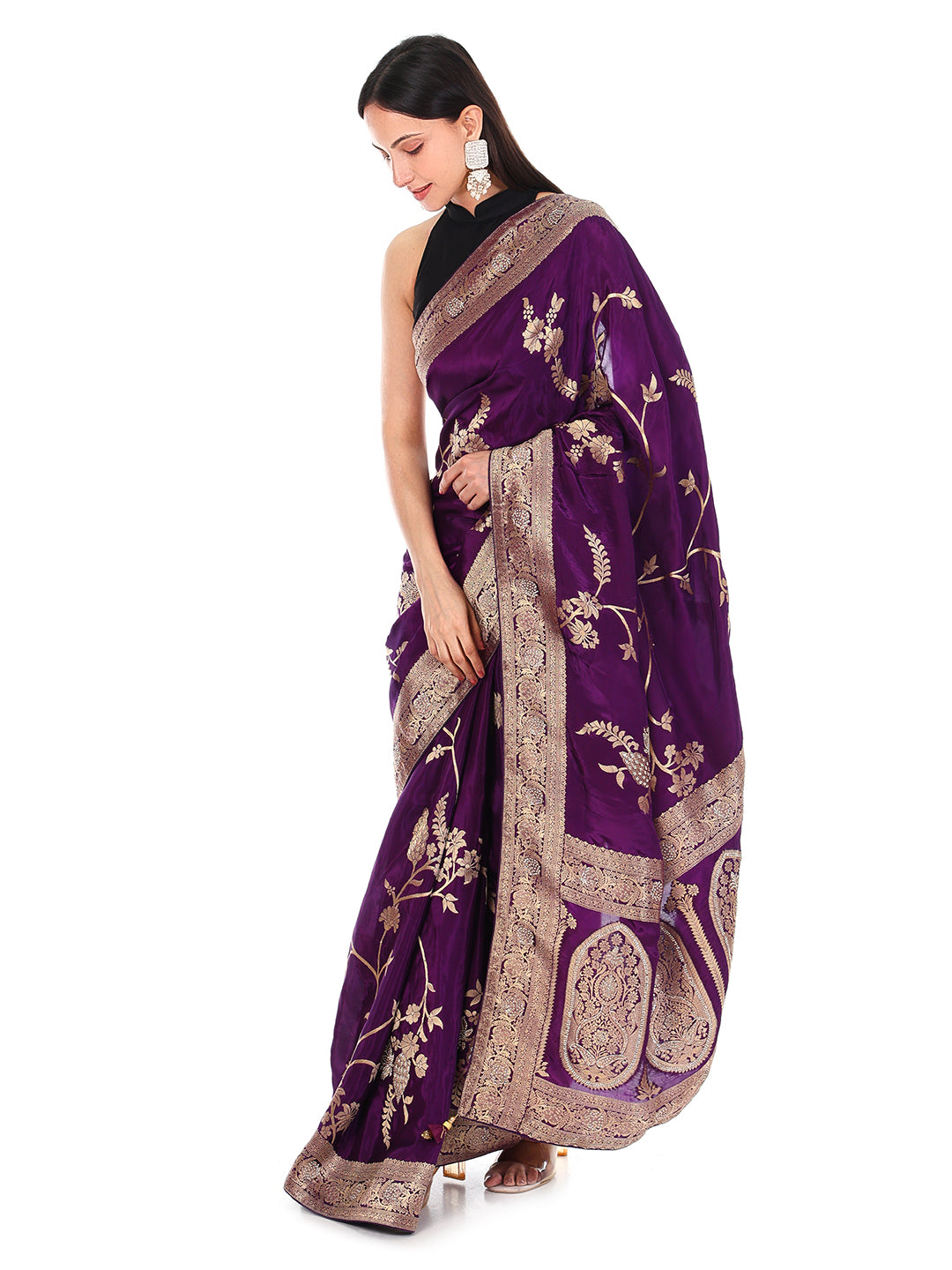 Saree Dark Purple