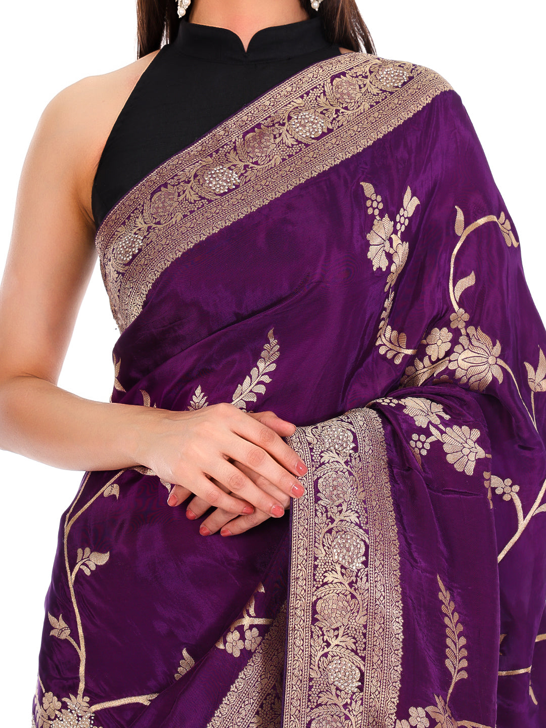 Saree Dark Purple