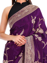 Saree Dark Purple