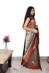 Kanchipuram Olive Green