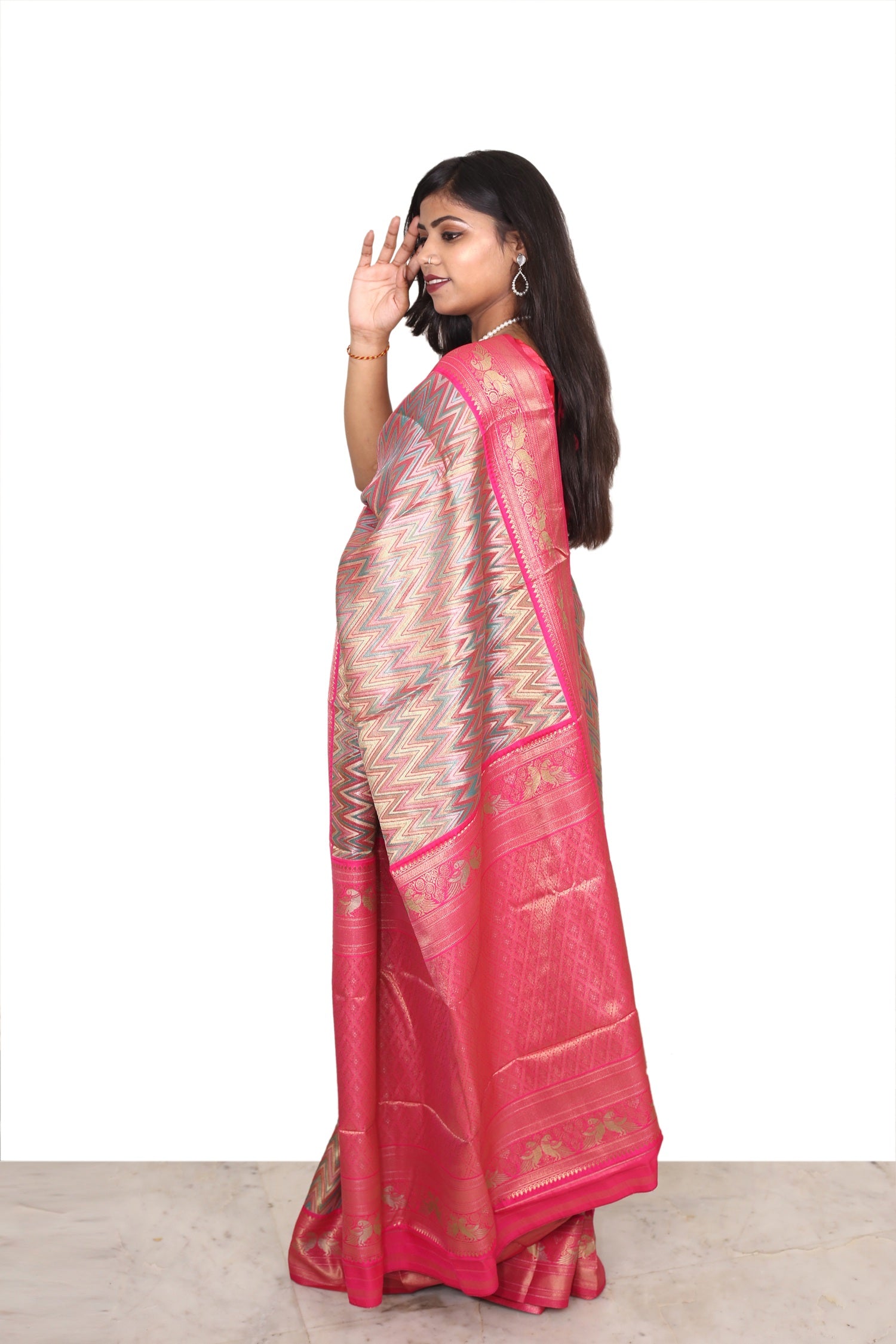 Katan Silk Multicolor ( Pink )