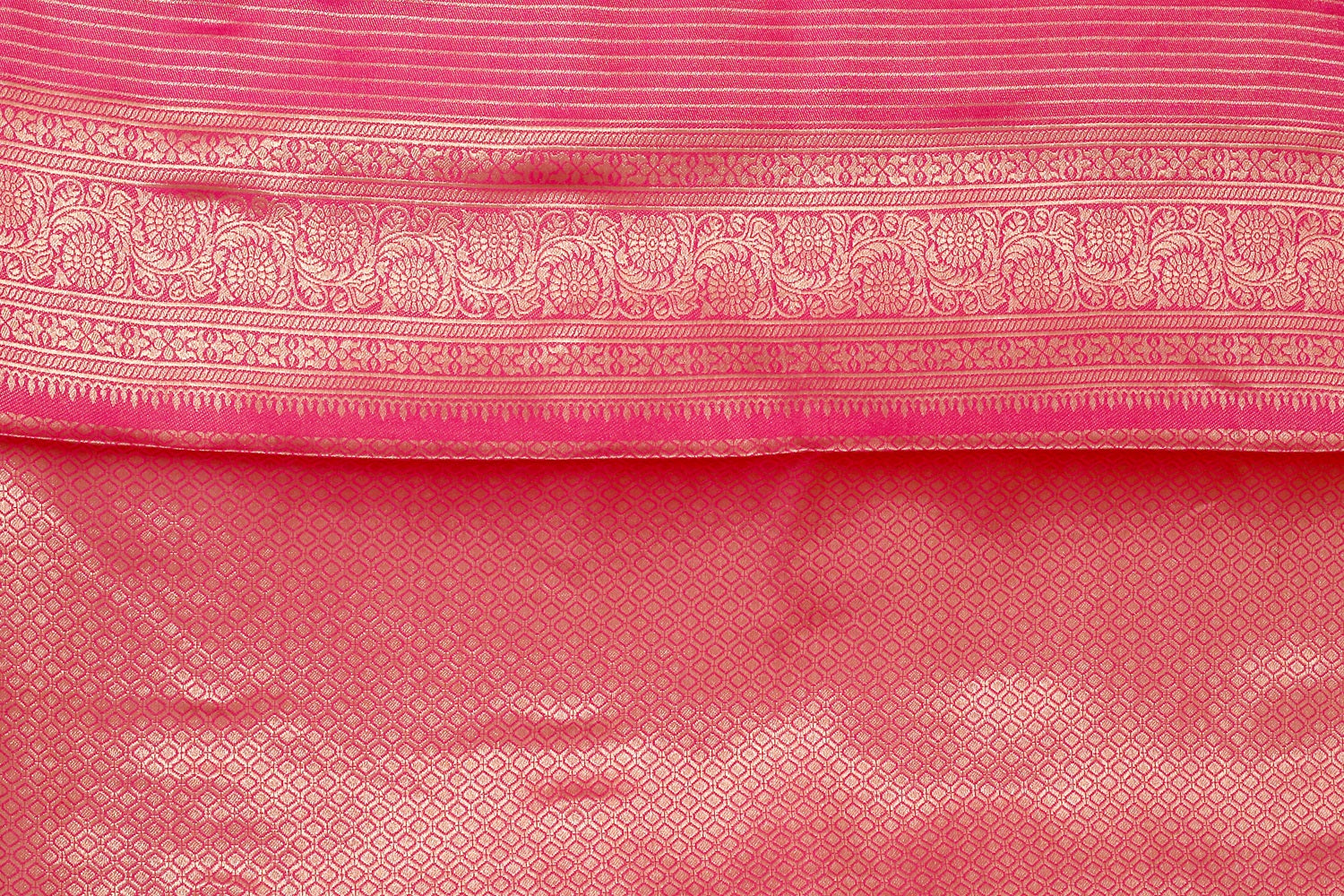 Art Silk Saree Pink