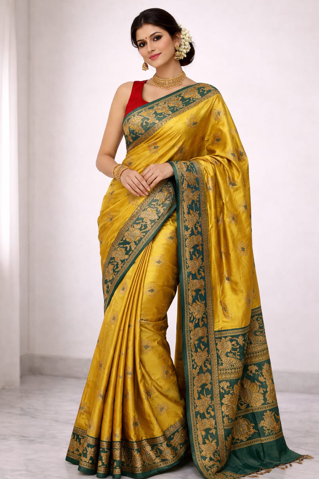 Soft Silk Saree Light Green