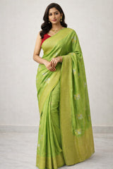 Soft Silk Saree Green