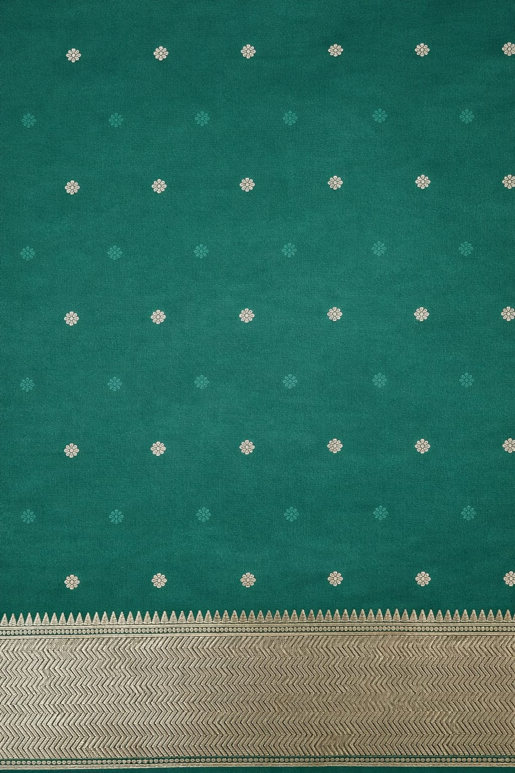 Soft Silk Saree Dark Green