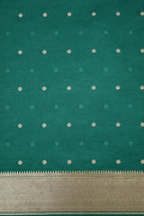 Soft Silk Saree Dark Green
