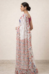 Sujal Saree White