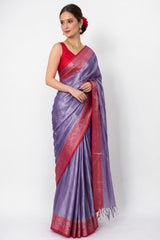 Handloom Saree Lavender